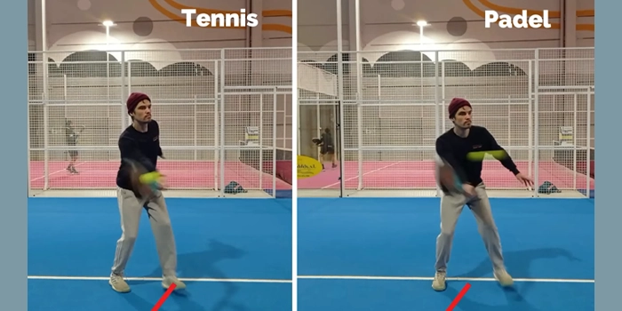 نحوه بازی در تنیس و پدل 